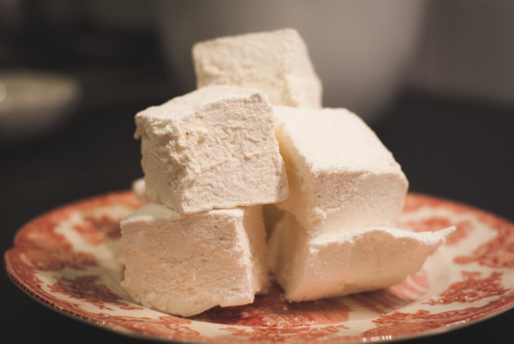 Homemade Marshmallow Squares 