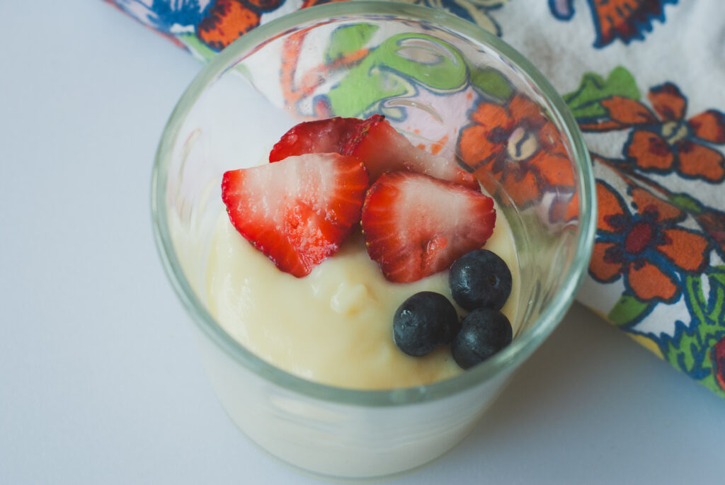 homemade vanilla pudding