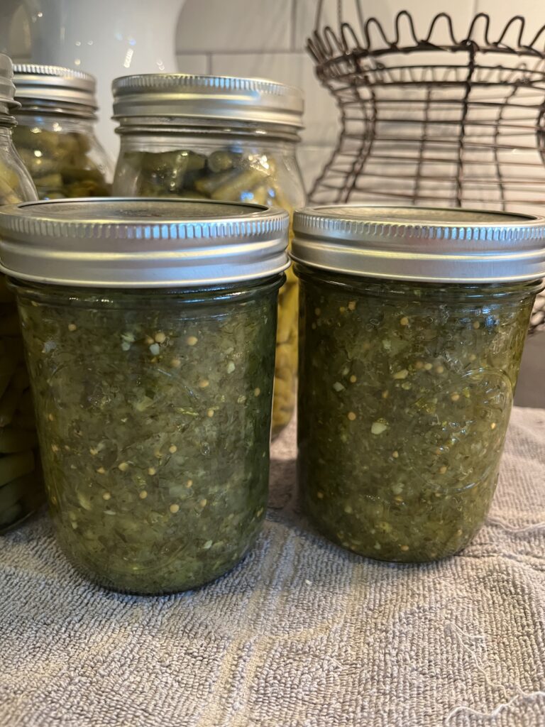 Canned relish 