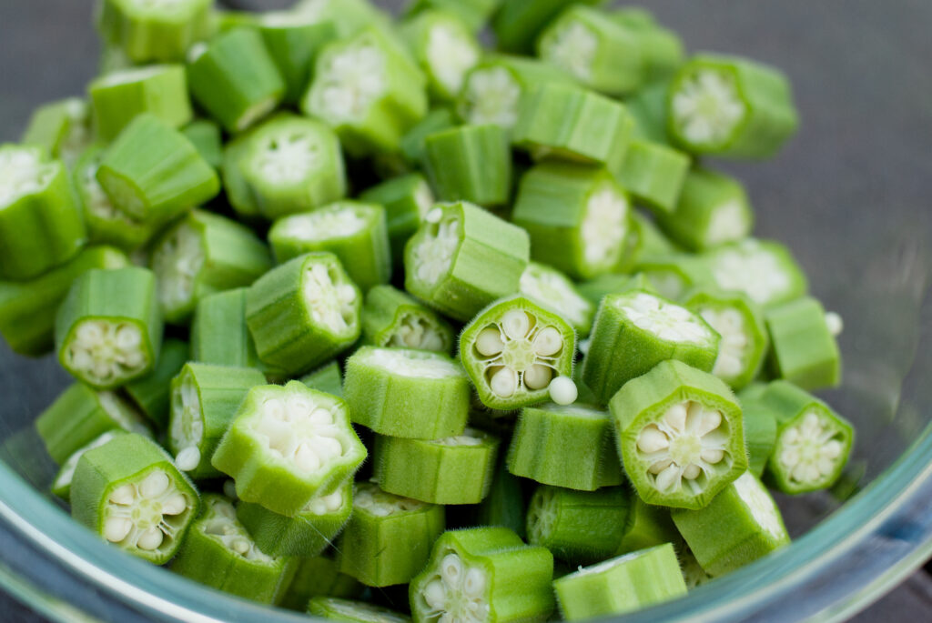 Fresh okra 