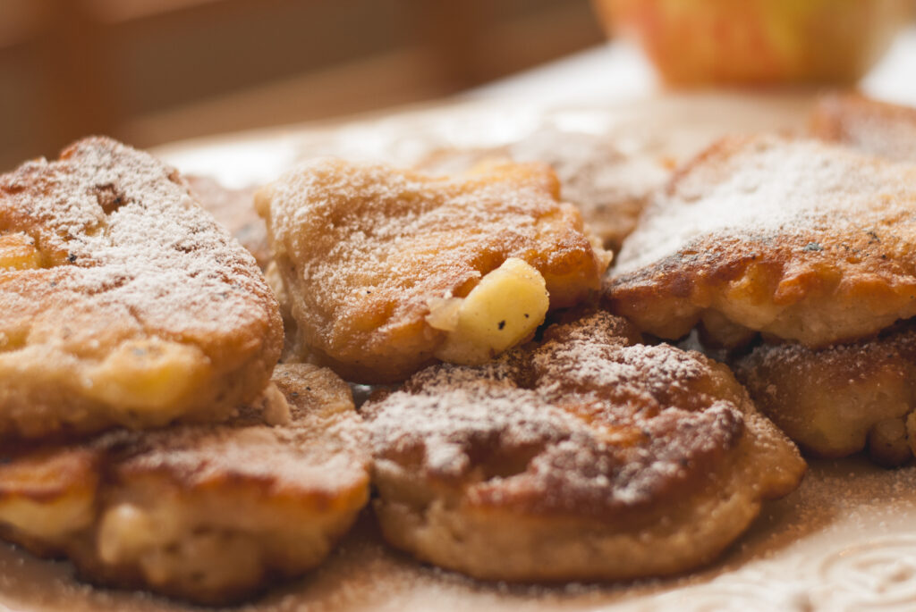 sourdough apple fritters 