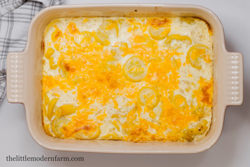 Southern Squash Casserole - The Little Modern Farm