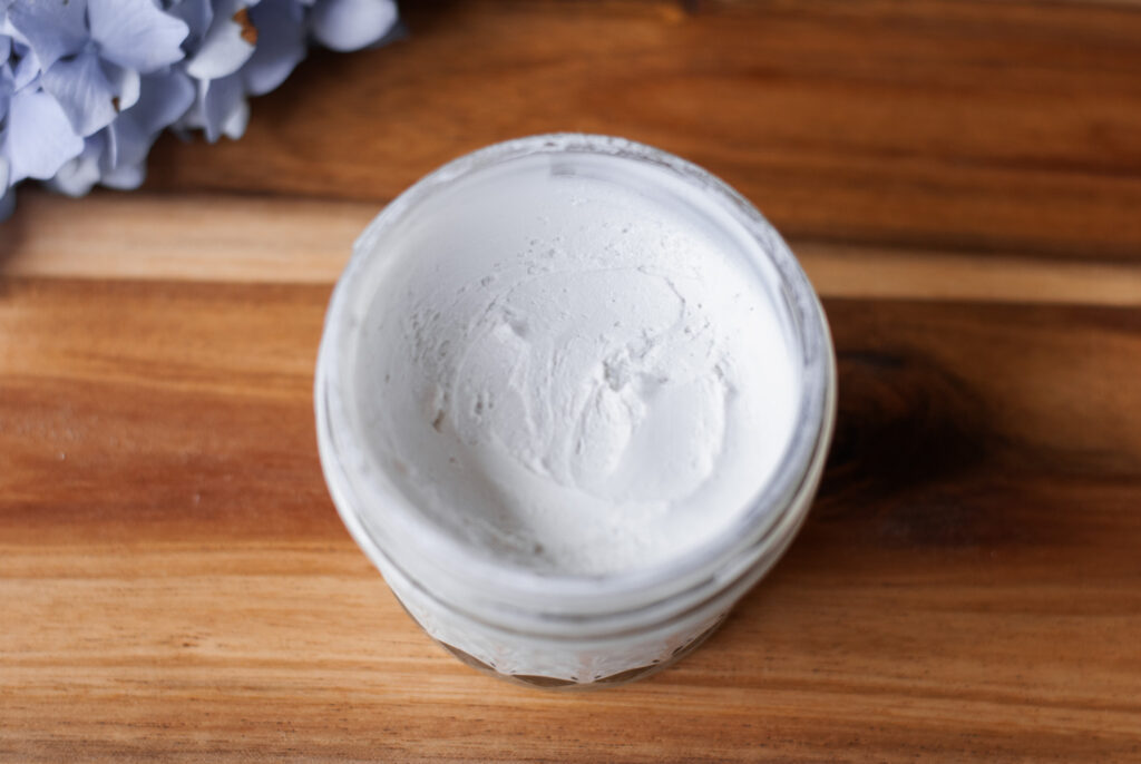 Tallow Sunscreen in a container 