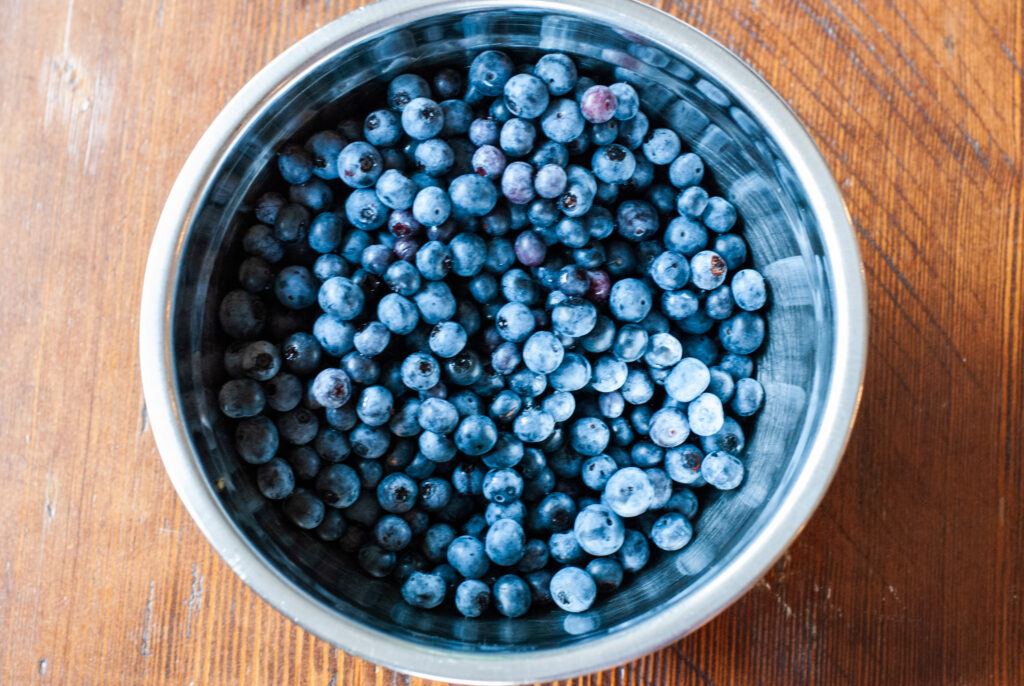 blueberries in a bowl 