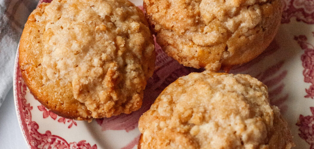 Simple Maple Brown Sugar Sourdough Muffins